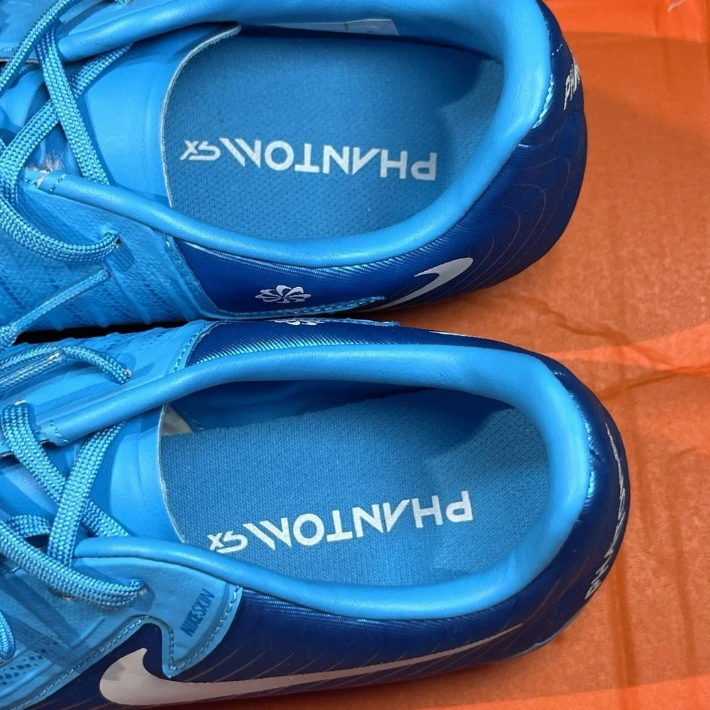 Nike Phantom GX II Academy FG/MG Blue Fury FD6723-400 Men's Size‎ 6.5 Cleats